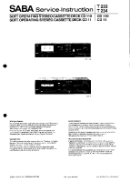 Saba CD11-CD110 - Service Manual